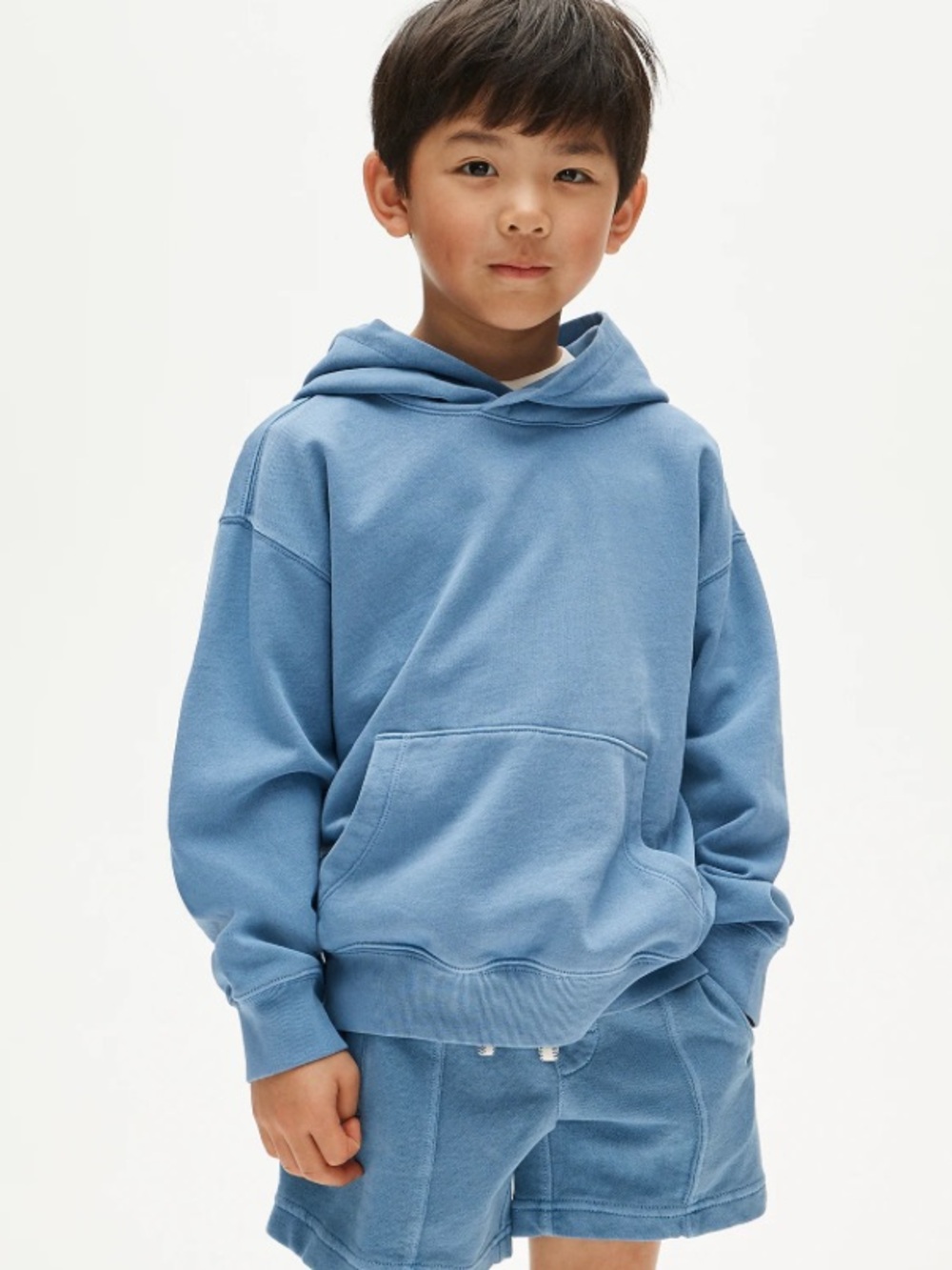 J crew ocean KID by Crewcuts garment-dyed hoodie